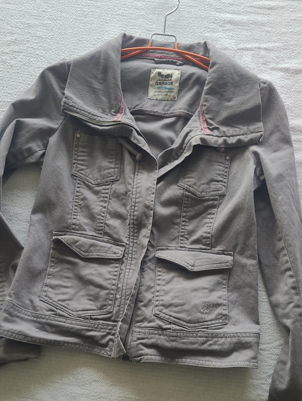 Garage Zip Denium Jacket